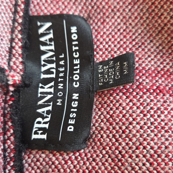 Frank Lyman Design Black and Red Plaid Cardigan - Picture 4 of 5